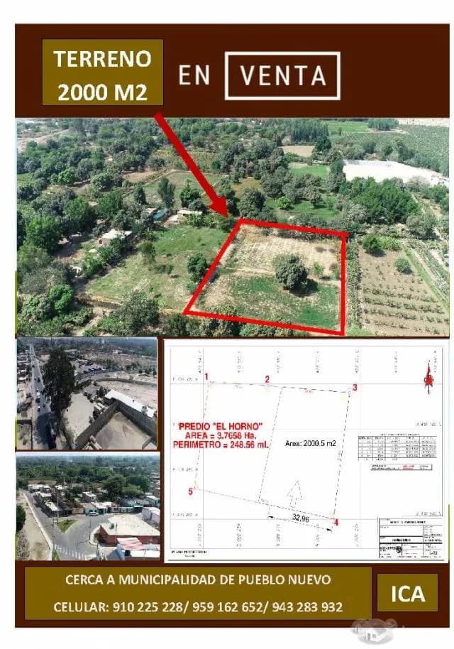 Venta Terreno 2000 m2 - 1