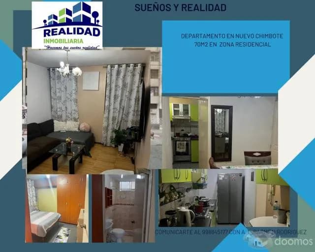 ¡¡¡ BAJO DE PRECIO ¡¡ VENTA DE MODERNO DEPARTAMENTO EN RESIDENCIAL - AV. ANCHOVETA NVO. CHIMBOTE - 2