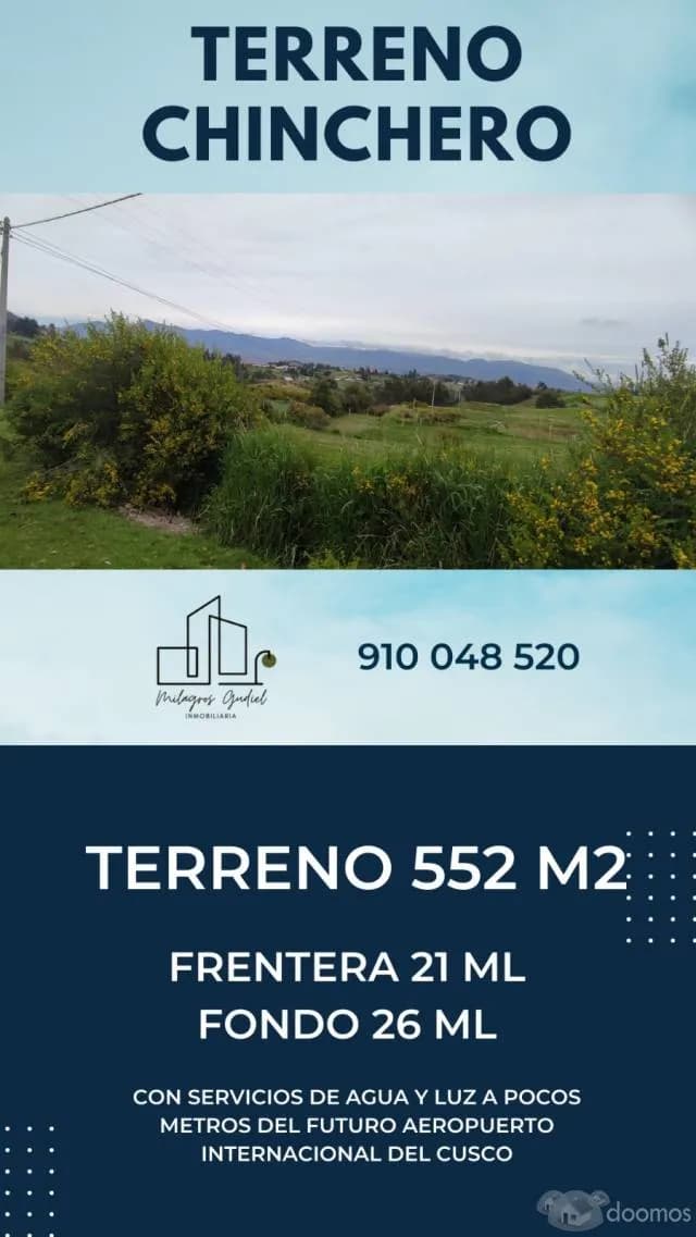SE VENDE TERRENO EN CHINCHERO - CUSCO - 1