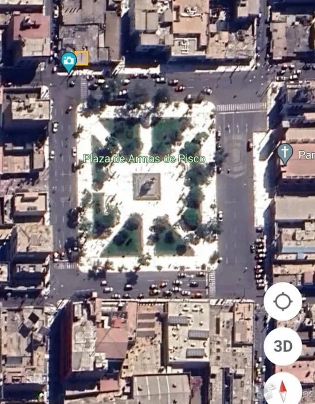 Venta local como terreno 220 m2 Plaza de Armas PISCO (11m ancho x 20m de fondo) LEER DESCRIPCIÓN - 2