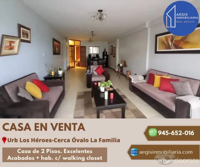 VENDO BONITA CASA POR EL OVALO LA FAMILIA NUEVO CHIMBOTE - 2