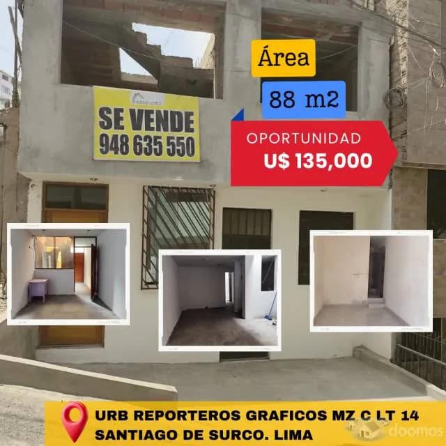 EN VENTA CASA EN SURCO - 1