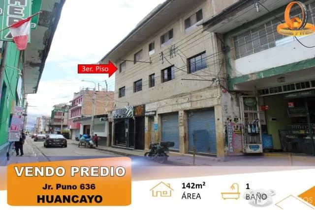 REMATO INMUEBLE CENTRICO EN HUANCAYO - 1
