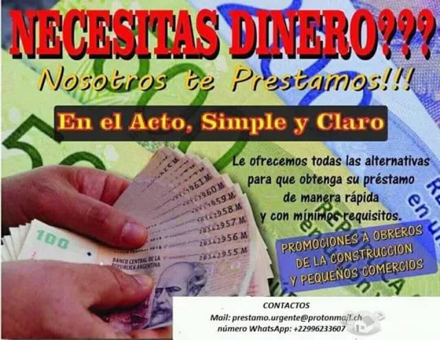 OFERTA EXCEPCIONAL DE CREDITO Y FINANCIACION - 1