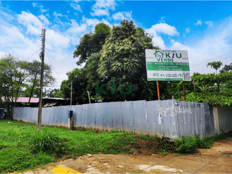 i022084 Venta terreno en esquina - Yarinacocha - 2