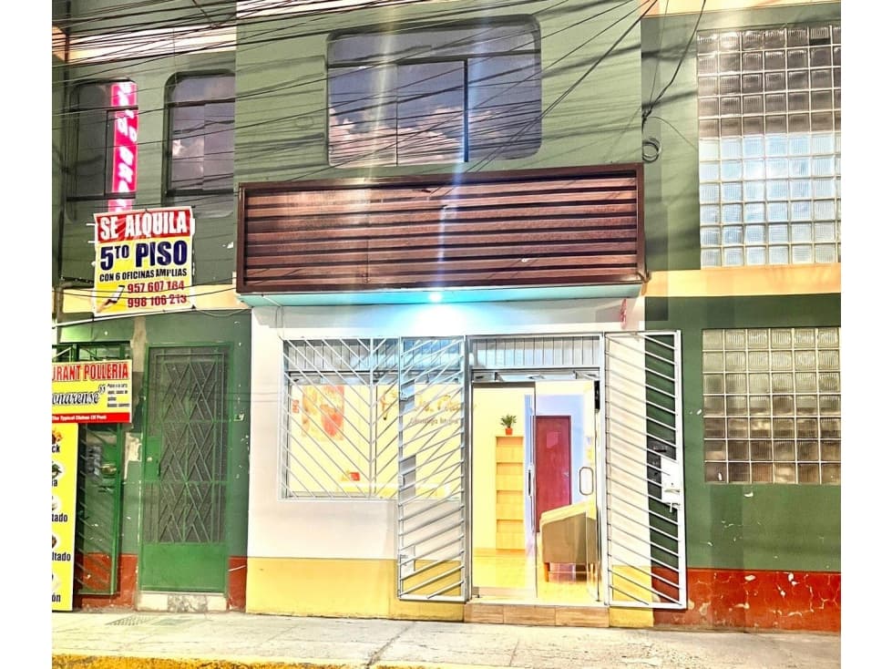 SE ALQUILA LOCAL EN HUARAZ - 1
