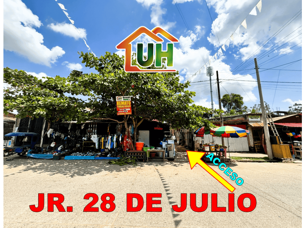 00670 - VENDO TERRENO LOTE INTERIOR PUCALLPA-ZONA COMERCIAL-AT 108 M2 - 2