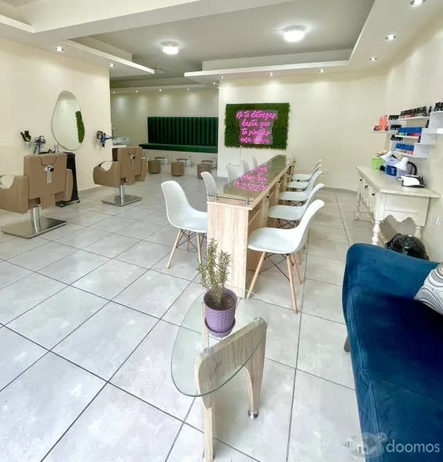 se traspasa local de peluquería en excelente ubicación en plena avenida en el distrito de San Borja - 1