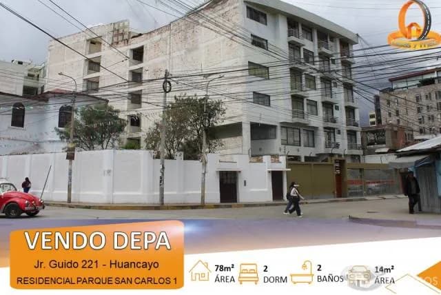VENDO DEPARTAMENTO CERCA AL MALL PLAZA DE HUANCAYO - 1