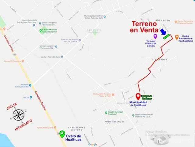 REMATO TERRENO !! ** HUALHUAS - HUANCAYO ** AREA 280 m2 - 1