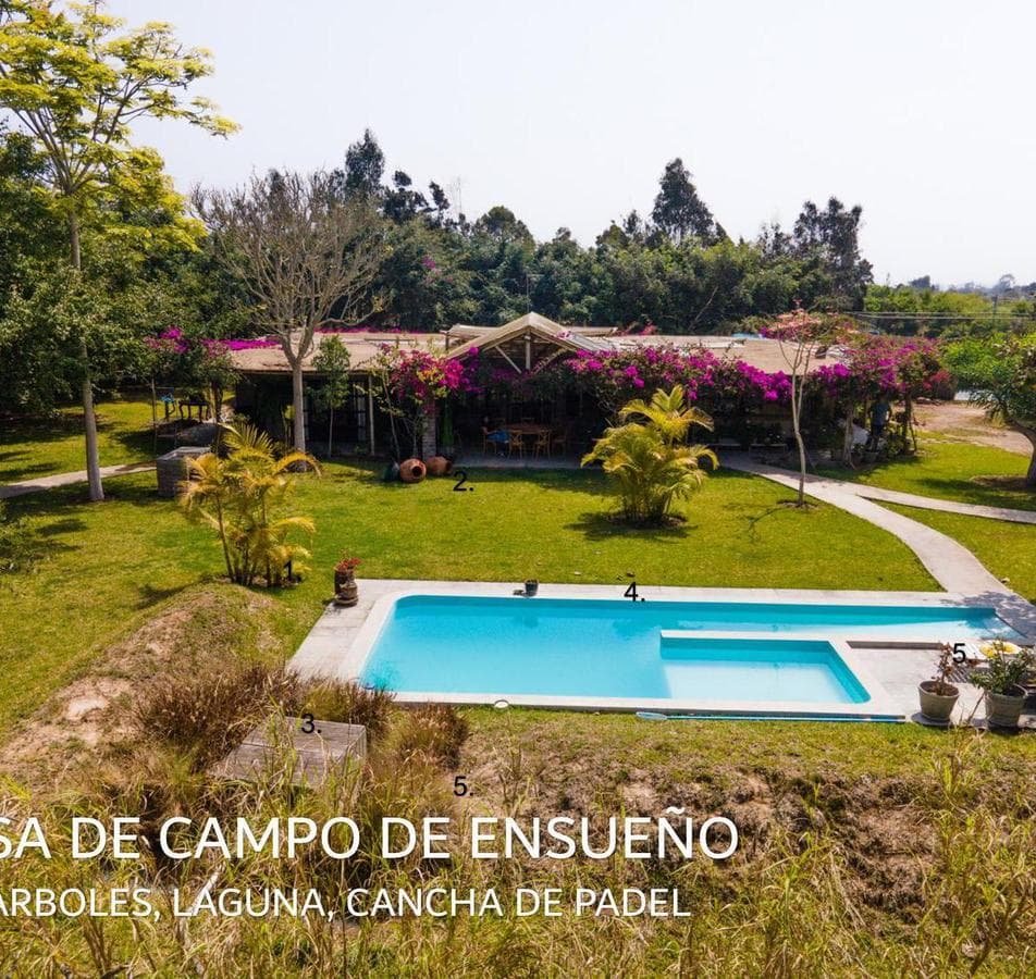 ¡CASA ECOLÓGICA DE ENSUEÑO CON LAGUNA, PISCINA Y CAMPO DE PADEL! - 1