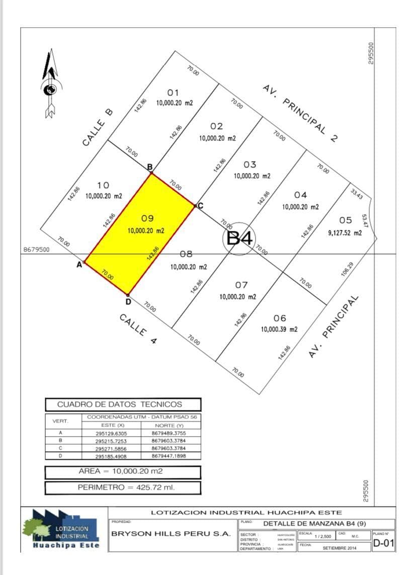 Se Alquila Terreno Industrial En Ciudad Industrial Huachipa Este Bryson Hills Peru - 1