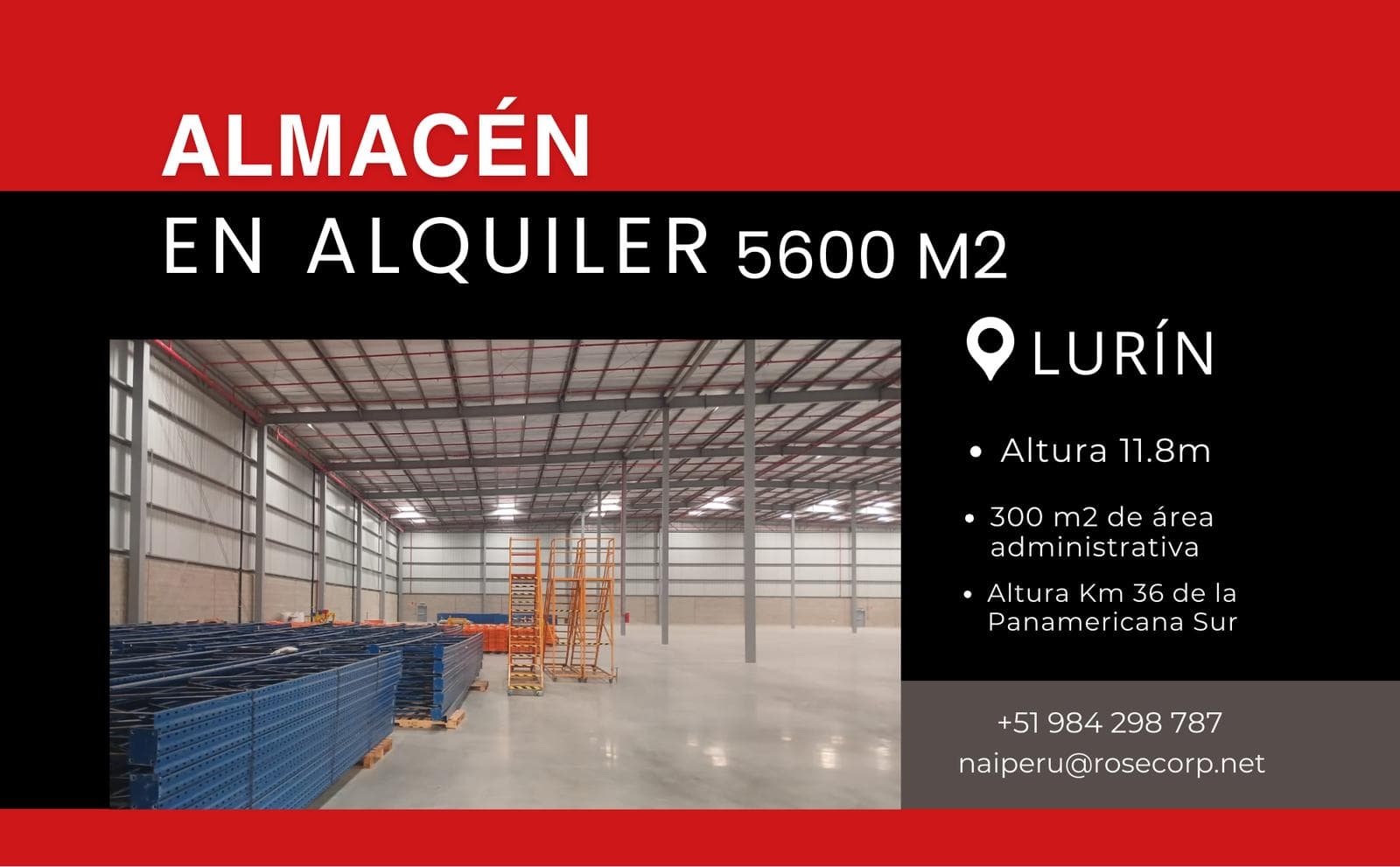 Almacen Industrial 5,663 m2 - Lurín - 1