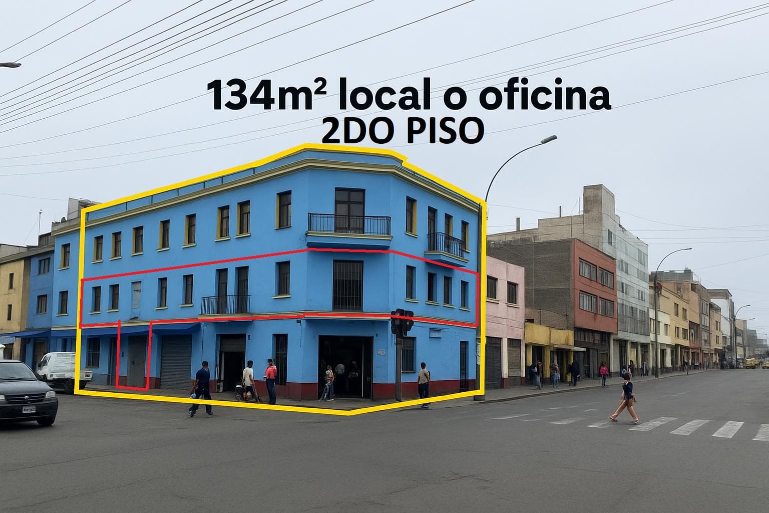 Local o Oficina 2do piso en Abancay esquina con Leticia - 1