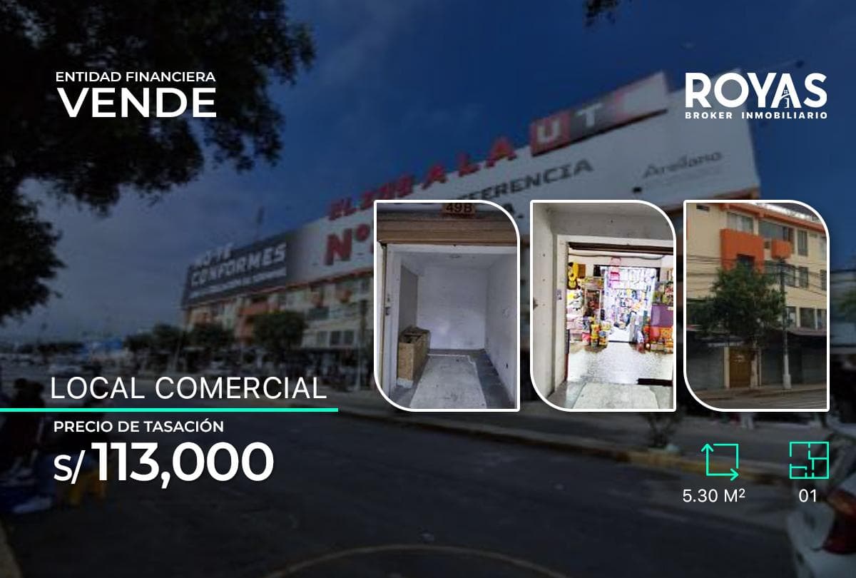 ENTIDAD FINANCIERA Vende Stand Comercial en CC Zona Franca - Trujillo - 1284 - 1