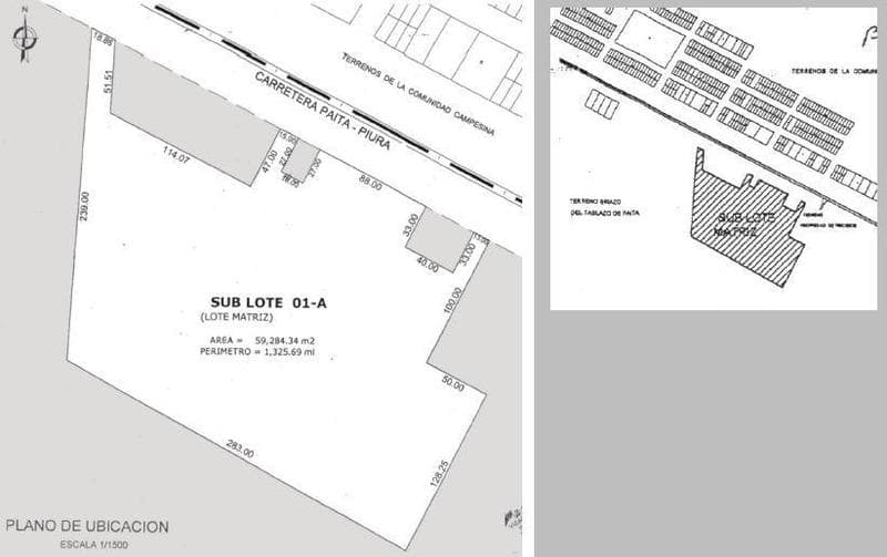 VENTA/ALQUILER TERRENO INDUSTRIAL PAITA (609-211-3) - 1