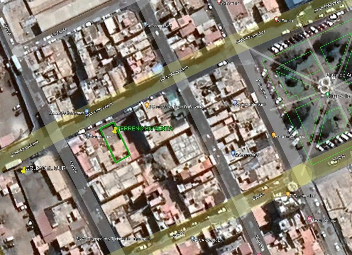 VENTA DE CASA COMO TERRENO A 2 CUADRAS DE PLAZA DE ILO - 1